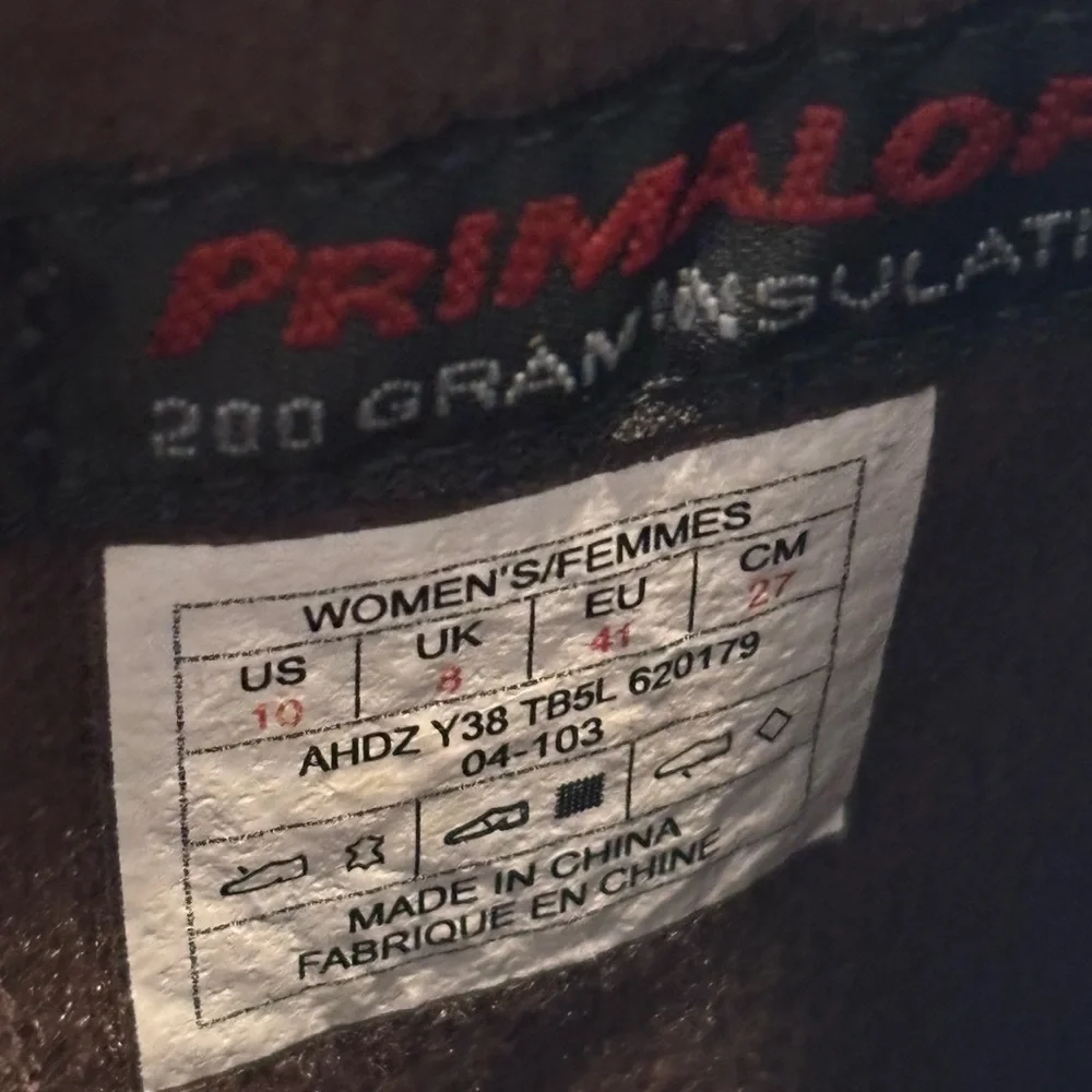 The North Face Brown and Tan Faux-Fur Trim Winter Boots 105 - Picture 5 of 6